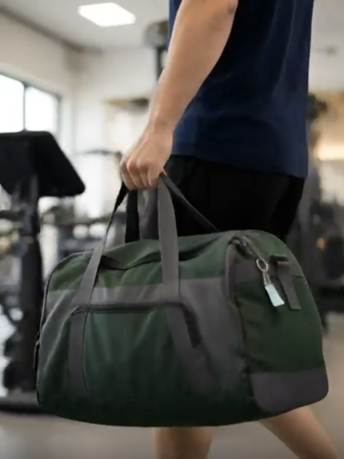 KeyTag an der Sporttasche